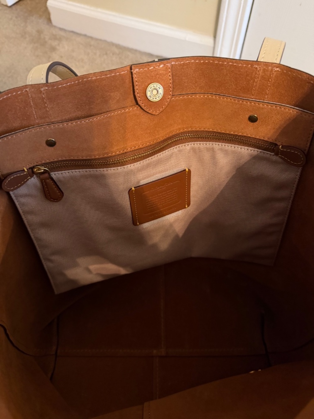 Coach Colorblock North Tote - Picture 7 of 13